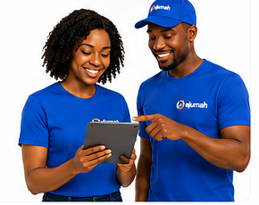 Customers getting help on ejumah